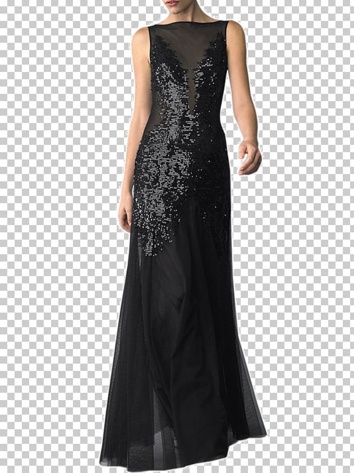 Little Black Dress Gown Formal Wear Wedding Dress PNG, Clipart, Black ...