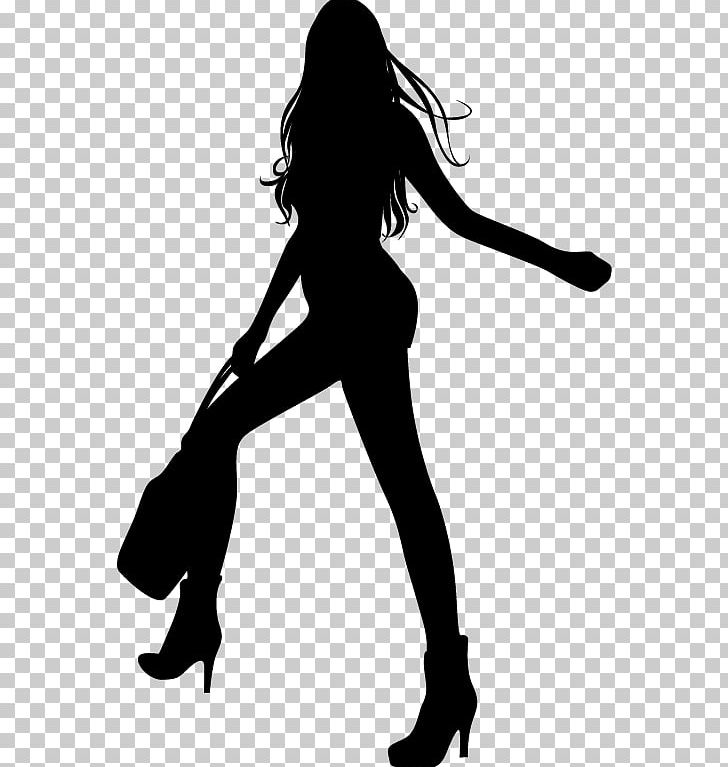 Silhouette Woman Sticker Female PNG, Clipart, Album, Arm, Black, Black And White, Female Free PNG Download