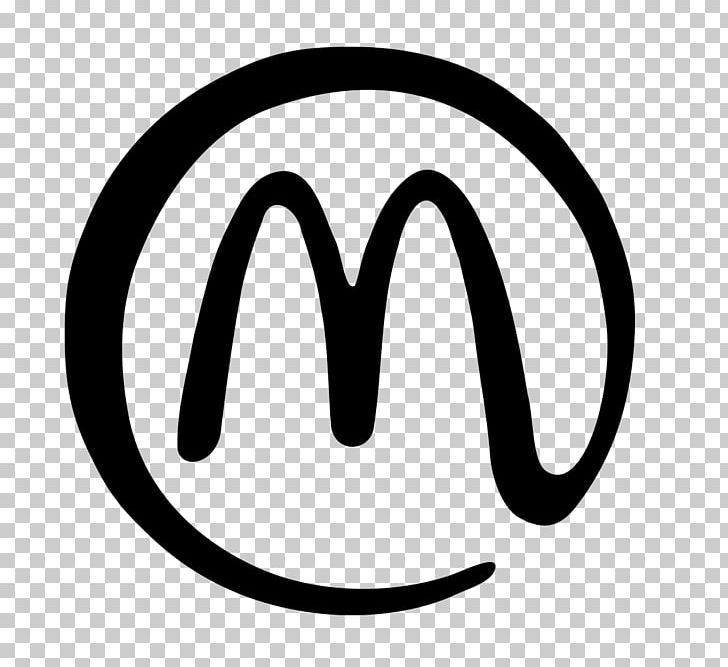 Logo McDonald's Sign PNG, Clipart, Area, Art, Black, Black And White, Brand Free PNG Download
