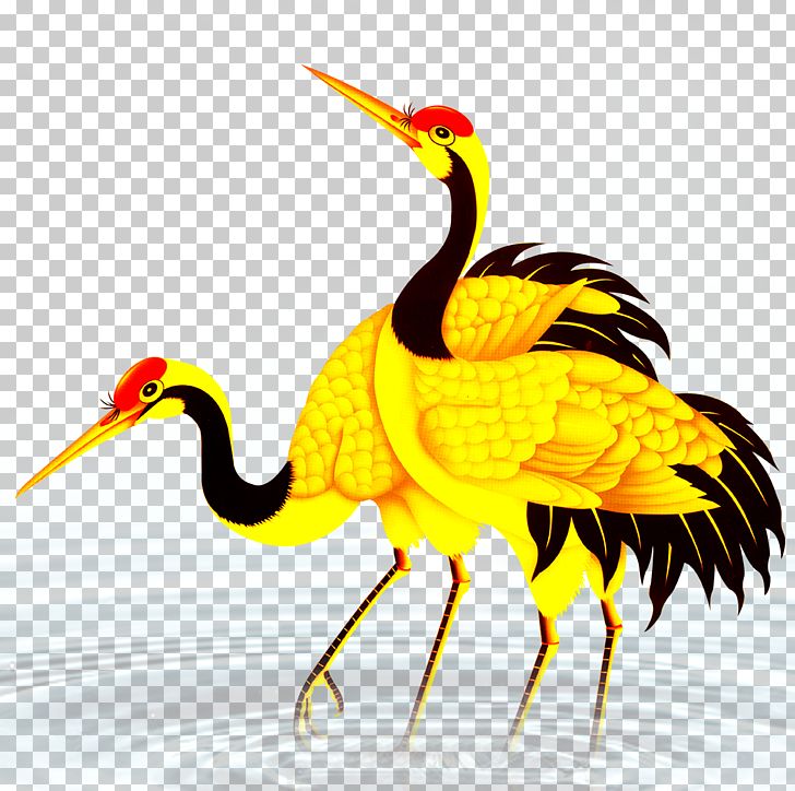 Painting Dongying Shengli Airport PNG, Clipart, Animal, Beak, Bird, China, Crane Free PNG Download