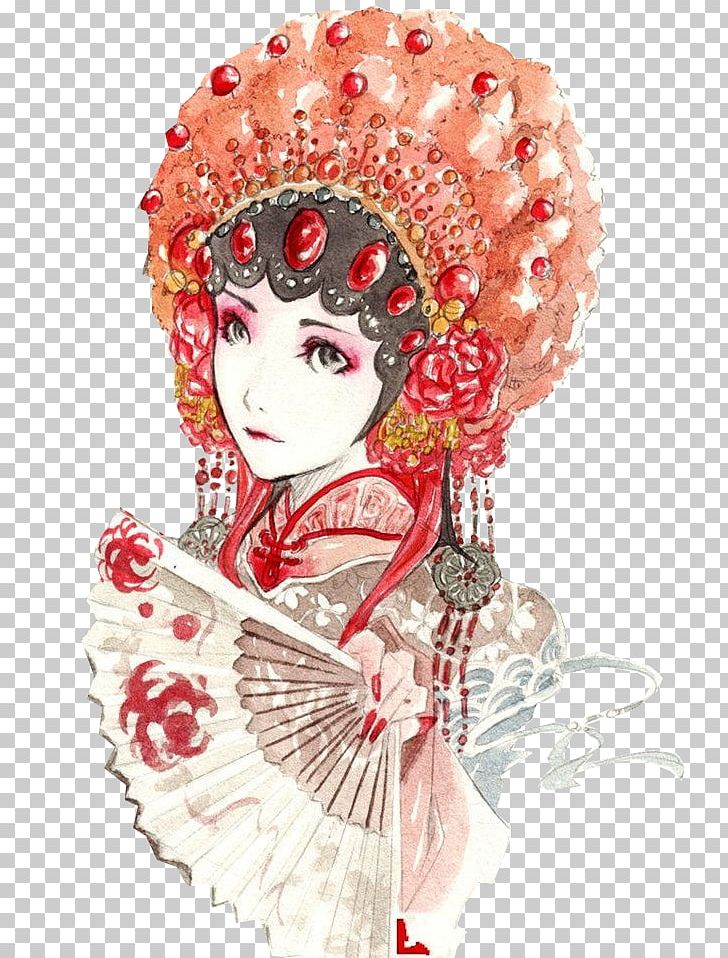 The Peony Pavilion Chinese Opera Peking Opera Watercolor Painting PNG, Clipart, Actor, Art, Chinese Art, Chinese Language, Chinese Opera Free PNG Download