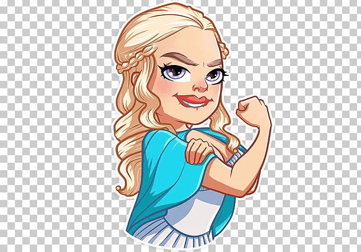 Daenerys Targaryen House Targaryen Telegram Sticker PNG, Clipart, Arm, Cartoon, Child, Face, Fictional Character Free PNG Download