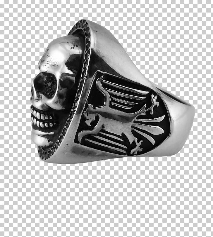 Silver Skull PNG, Clipart, Bone, Jewellery, Metal, Ring, Silver Free PNG Download