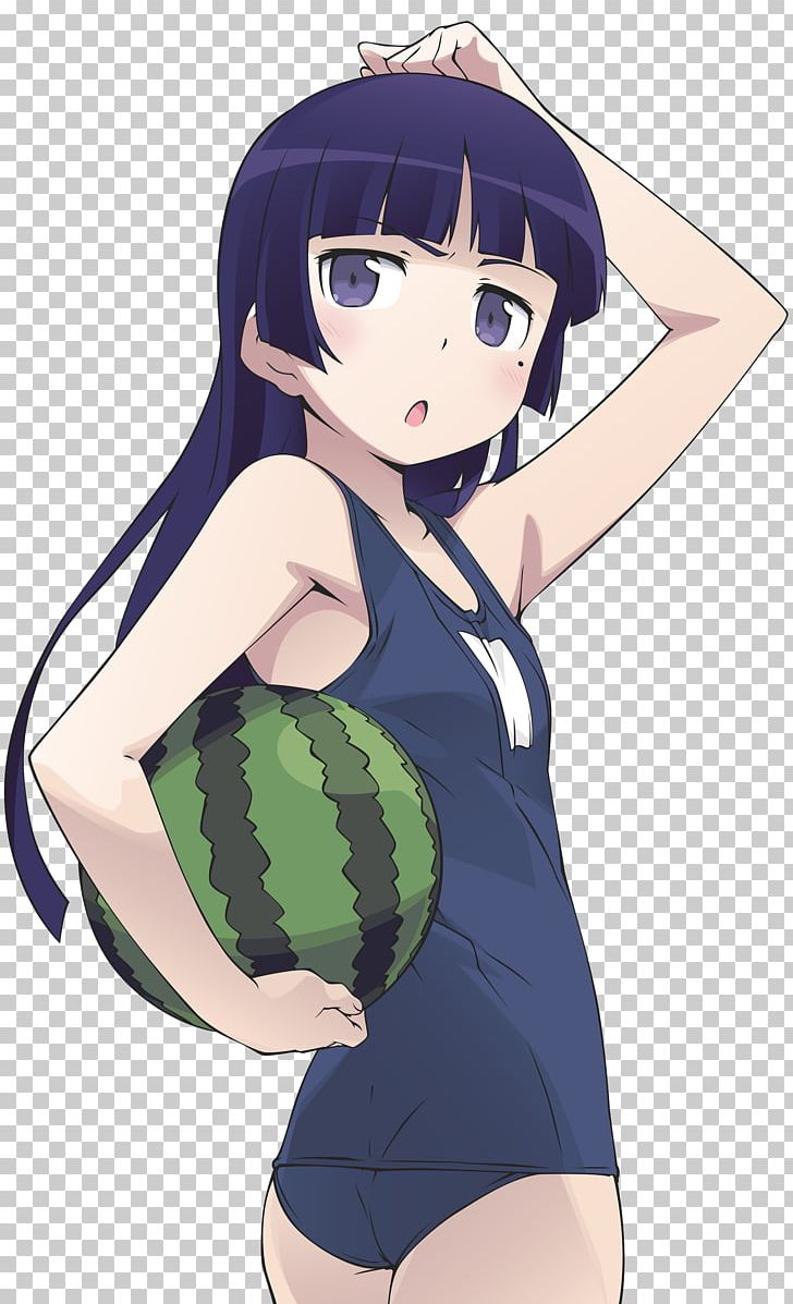 Desktop Oreimo Anime PNG, Clipart, 1440p, Active Undergarment, Anime, Arm, Black Hair Free PNG Download
