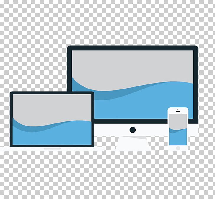 Responsive Web Design Web Development Mockup PNG, Clipart, Angle, Area, Blue, Brand, Computer Monitor Free PNG Download