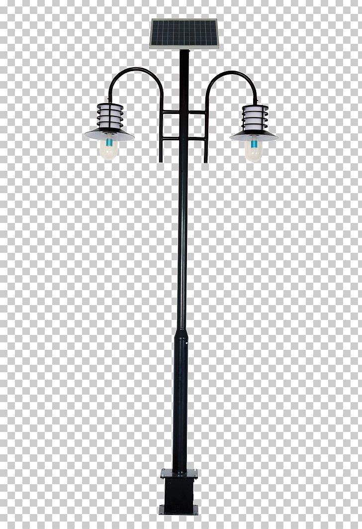 Street Light Garden Lighting Solar Lamp PNG, Clipart, Angle, Bulb, Double, Electricity, Garden Free PNG Download