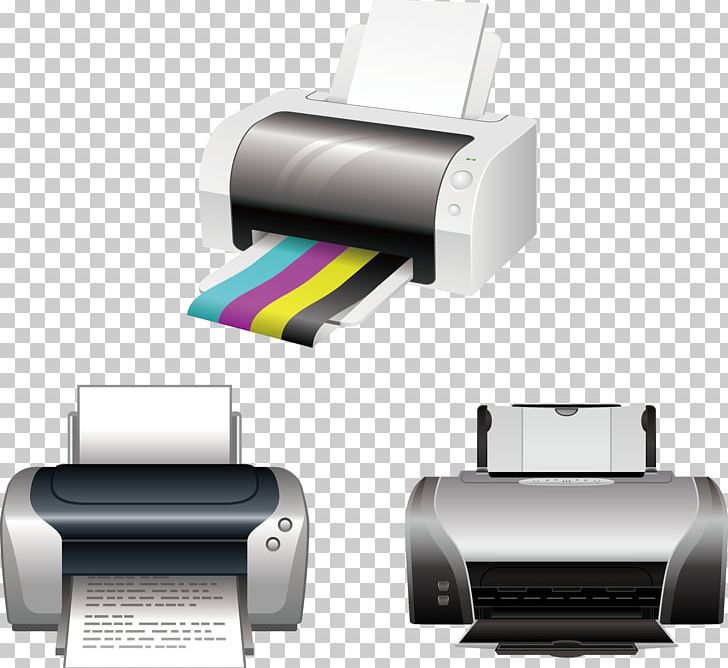 Free: Printing press CMYK color model Icon, Cartoon color printer