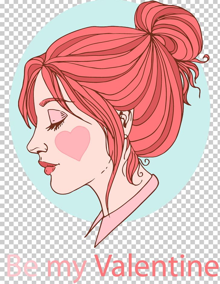 Valentines Day Drawing Illustration PNG, Clipart, Business Woman, Cartoon, Cheek, Child, Encapsulated Postscript Free PNG Download