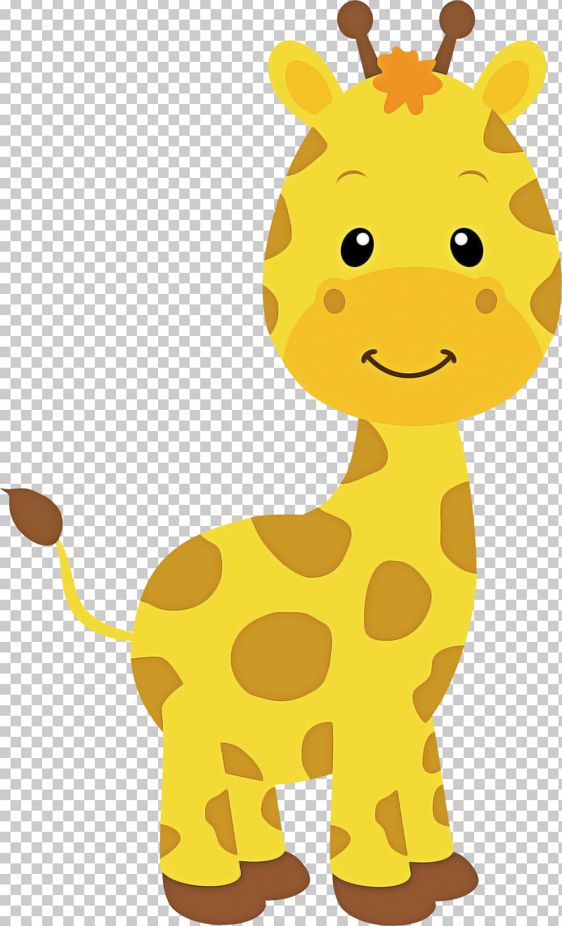 Giraffe Giraffidae Yellow Animal Figure Cartoon PNG, Clipart, Animal Figure, Cartoon, Fawn, Giraffe, Giraffidae Free PNG Download