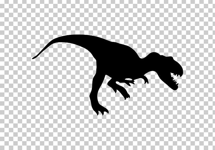 Tyrannosaurus Mapusaurus Gigantoraptor Allosaurus Spinosaurus PNG, Clipart, Albertosaurus, Allosaurus, Black And White, Computer Icons, Daspletosaurus Free PNG Download