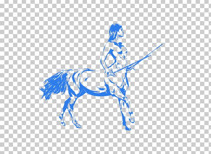 Centaur Sagittarius Illustration PNG, Clipart, Blue, Dream, Face, Fictional Character, Horse Free PNG Download
