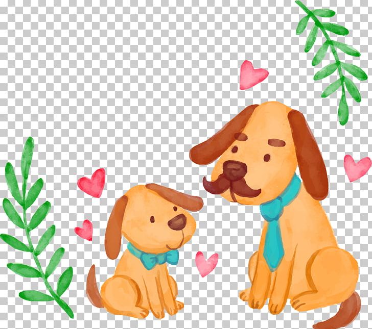 Dog Puppy Fathers Day PNG, Clipart, Animals, Area, Art, Carnivoran, Cartoon Free PNG Download