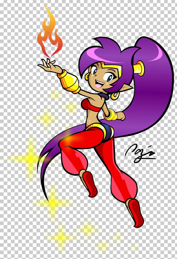 Shantae: Half-Genie Hero Art Video Game Drawing PNG, Clipart, Art, Artist, Cartoon, Character, Drawing Free PNG Download