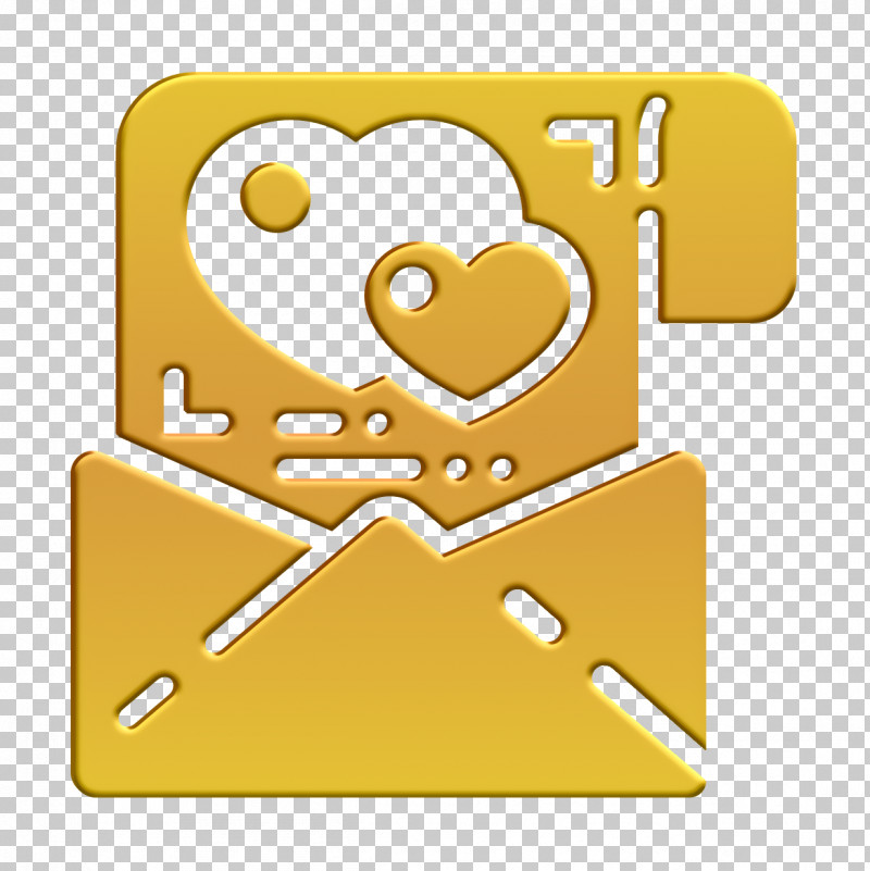 Love Icon Love And Romance Icon Love Letter Icon PNG, Clipart, Love And Romance Icon, Love Icon, Love Letter Icon, Symbol, Yellow Free PNG Download