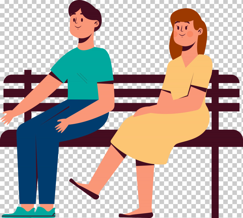 Sitting Cartoon Conversation Line Table PNG, Clipart, Cartoon, Conversation, Furniture, Line, Sharing Free PNG Download