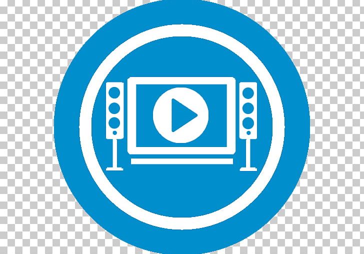 Home Theater Systems Cinema Computer Icons Film PNG, Clipart, Area, Blue, Brand, Cinema, Circle Free PNG Download