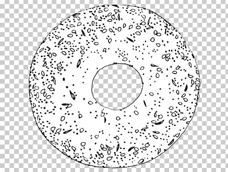 Bagel Baby Food Drawing PNG, Clipart, Area, Baby Food, Bagel, Black And White, Circle Free PNG Download