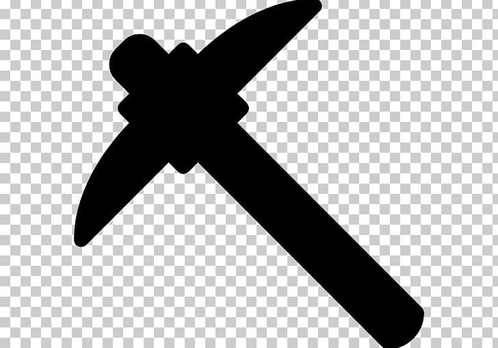Pickaxe Computer Icons Mining PNG, Clipart, Angle, Black And White, Computer Icons, Desktop Wallpaper, Industry Free PNG Download