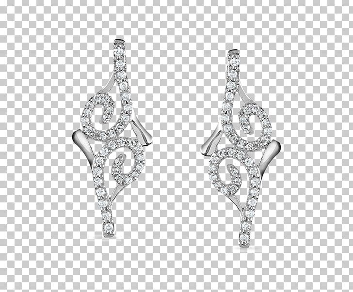 Earring Jewellery Platinum Silver Jewelry Design PNG, Clipart, Black And White, Body Jewelry, Bracelet, Diamond, Earring Free PNG Download