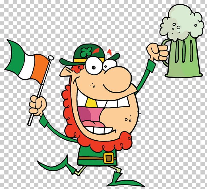 Beer Leprechaun Saint Patrick's Day PNG, Clipart, Area, Artwork, Beer, Cartoon, Christmas Free PNG Download