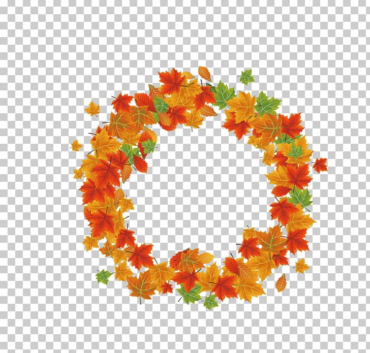 Autumn Leaf PNG, Clipart, Autumn, Autumn Leaf Color, Autumn Vector, Christmas Wreath, Circle Free PNG Download