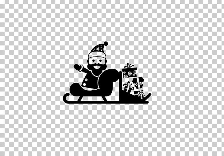 Santa Claus Christmas Sled Rudolph Mrs. Claus PNG, Clipart, Area, Artwork, Black, Black And White, Brand Free PNG Download