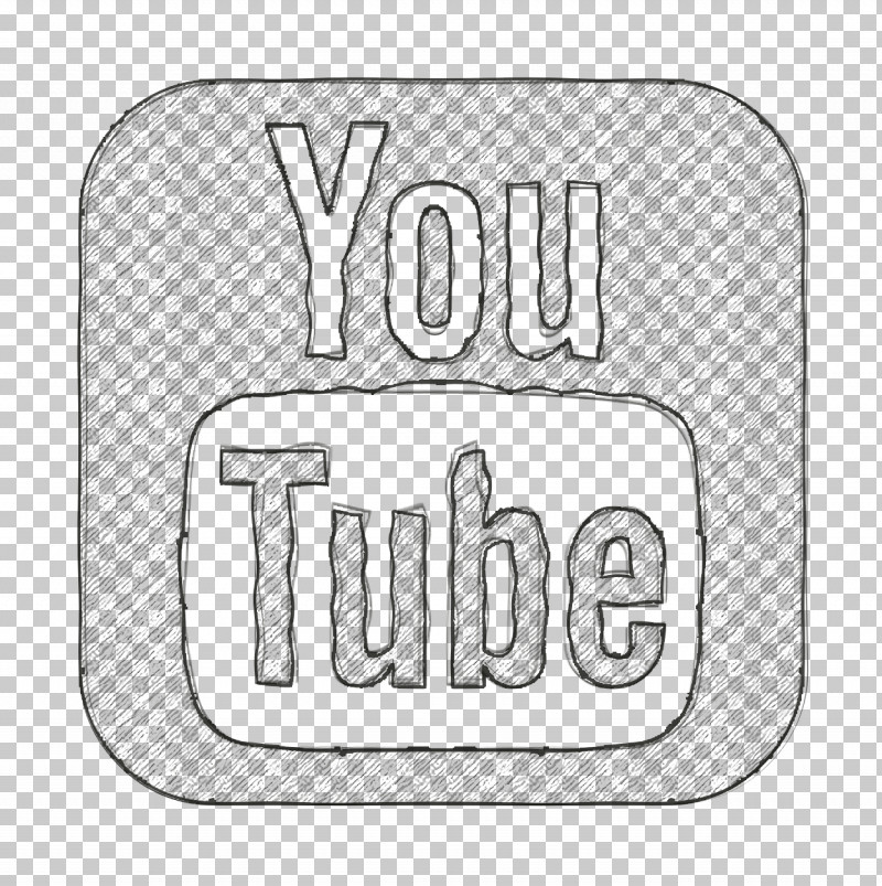 Youtube Rounded Square Logo Icon Youtube Icon Logo Icon PNG, Clipart, Black, Black And White, Coolicons Icon, Geometry, Line Free PNG Download
