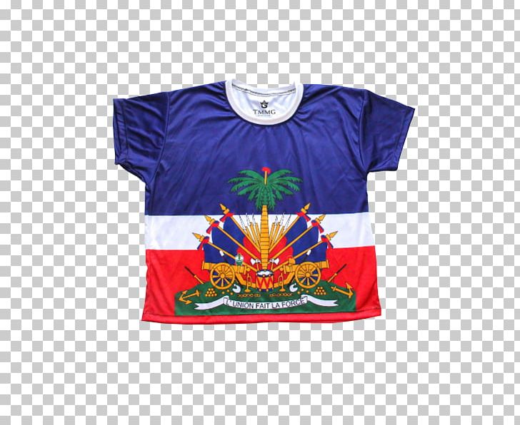 T-shirt Coat Of Arms Of Haiti Flag Of Haiti PNG, Clipart, Brand, Clothing, Coat Of Arms Of Haiti, Crop Top, Cut And Sew Free PNG Download