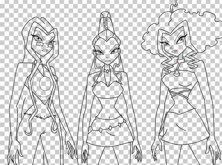 The Trix Bloom Stella Coloring Book Sketch PNG, Clipart, Angle, Anime, Arm, Artwork, Black And White Free PNG Download