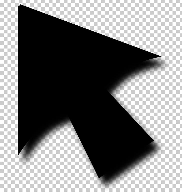 Computer Mouse Pointer Cursor Computer Icons PNG, Clipart, Angle, Arrow, Black, Black And White, Byte Free PNG Download