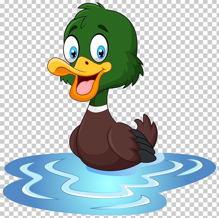 Duck T-shirt Cartoon Waterfowl Illustration PNG, Clipart, Animation, Art, Beak, Bird, Cartoon Free PNG Download