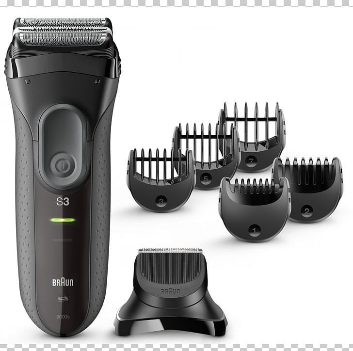Electric Razors & Hair Trimmers Braun Series 3 3050cc Shaving Hair Clipper PNG, Clipart, Beard, Braun, Braun Precision Trimmer Pt5010, Braun Series 3, Braun Series 3 3010s Free PNG Download