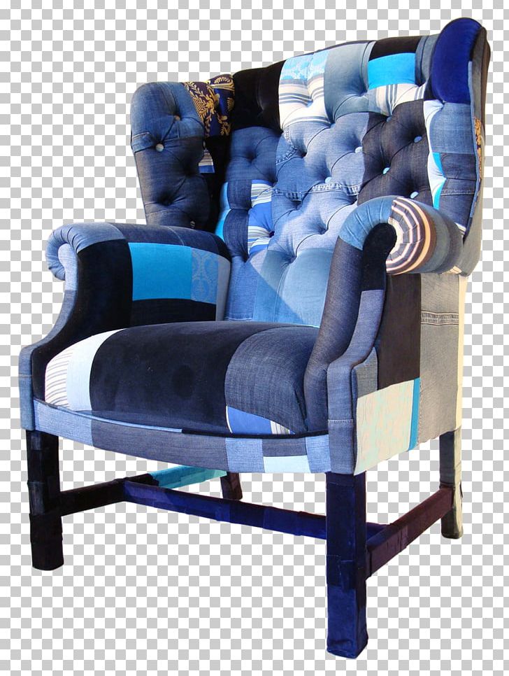 Jeans Denim Wing Chair Furniture PNG, Clipart, Armchair, Blue, Car Seat Cover, Chair, Clothing Free PNG Download