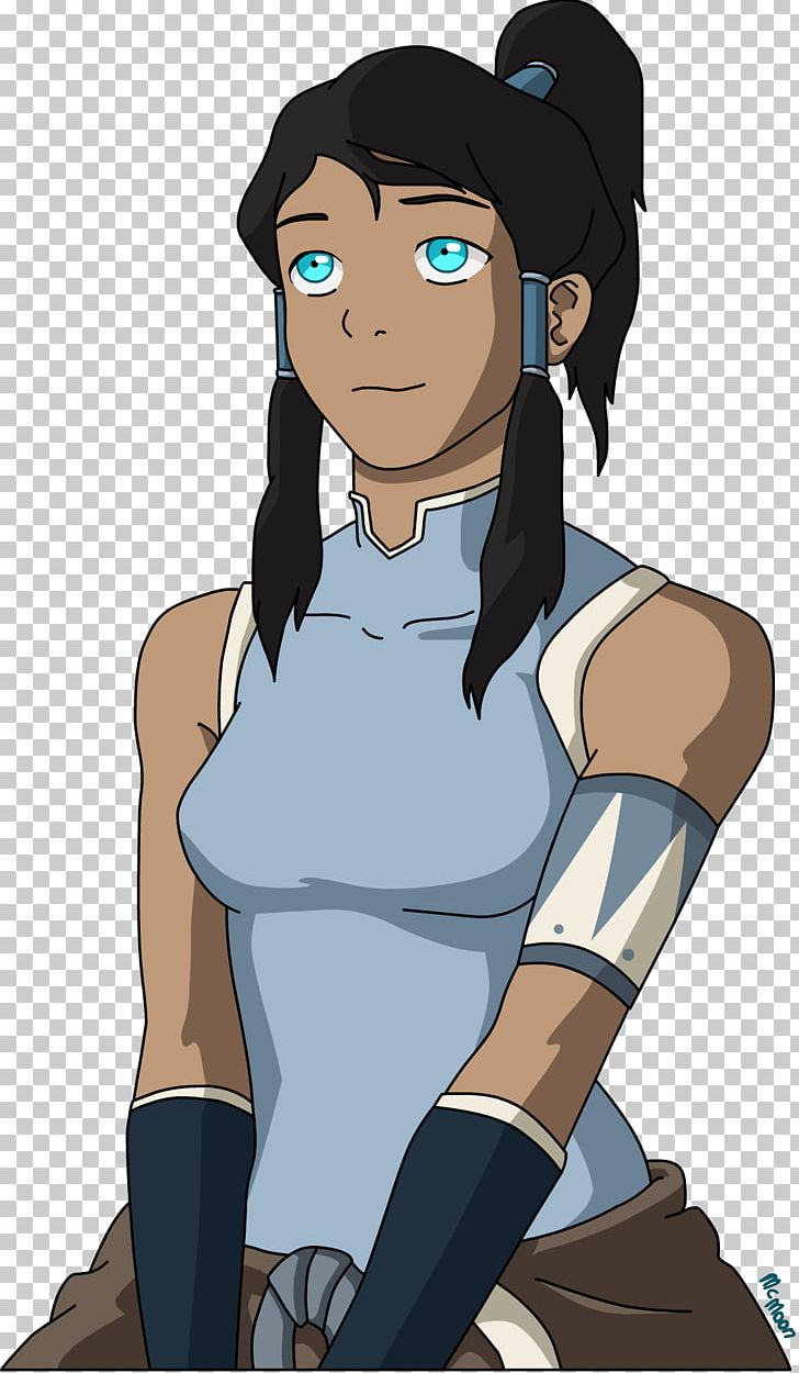 Korra Drawing Fan Art Cartoon PNG, Clipart, 26 September, Anime, Arm, Art, Black Hair Free PNG Download