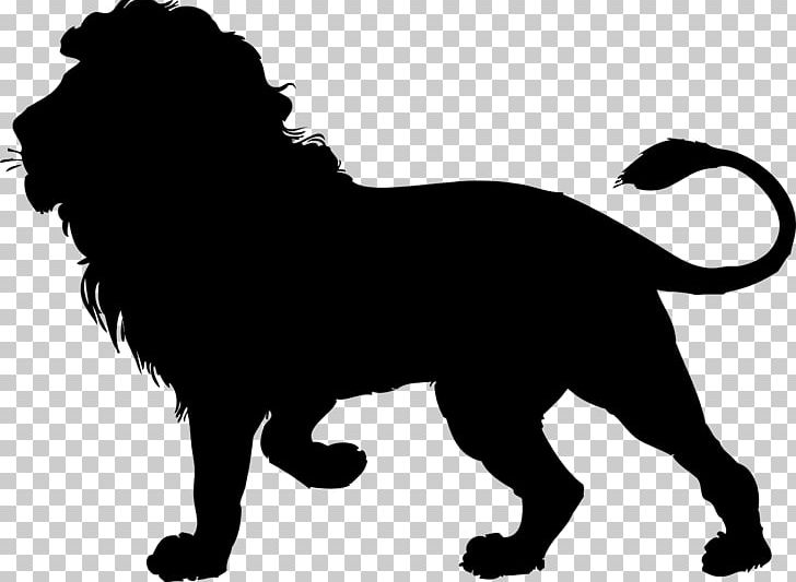 Lion Silhouette PNG, Clipart, Animals, Art, Big Cats, Black, Black And White Free PNG Download