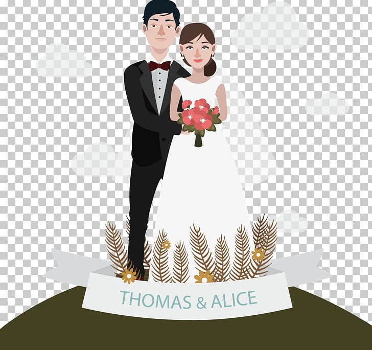 Wedding Invitation Bridegroom PNG, Clipart, Anniversary, Bride, Bride Vector, Cartoon, Couple Free PNG Download