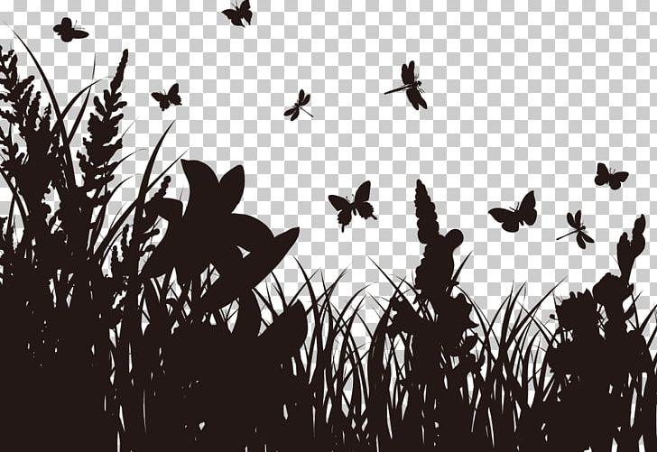 Butterfly Silhouette PNG, Clipart, Art, Birds, Black And White, Cartoon, Computer Wallpaper Free PNG Download