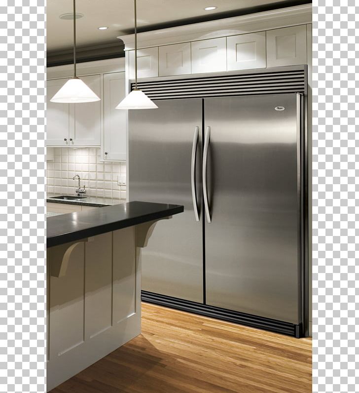 Refrigerator Freezers Whirlpool Sidekicks WSR57R18D Sub-Zero Auto-defrost PNG, Clipart, Angle, Autodefrost, Cabinetry, Countertop, D Love Free PNG Download