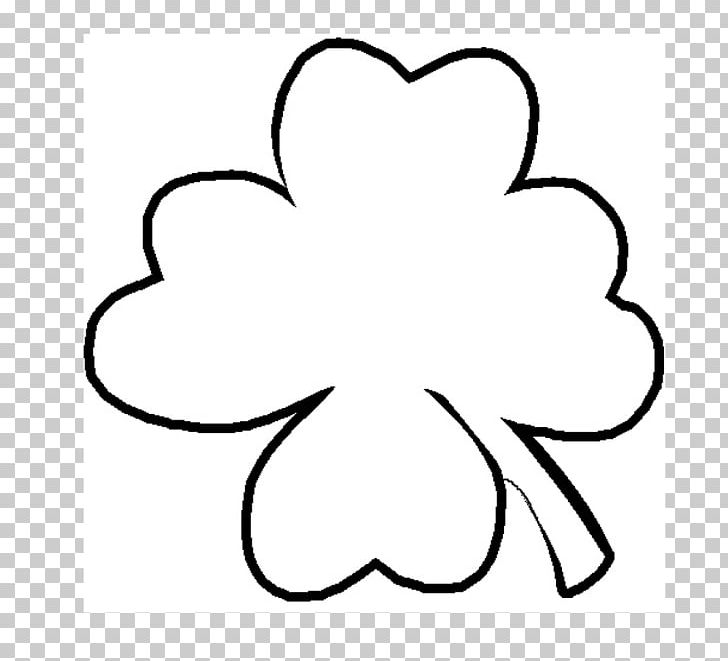 Shamrock Saint Patrick's Day Four-leaf Clover Ireland PNG, Clipart, Area, Artwork, Black, Black And White, Circle Free PNG Download