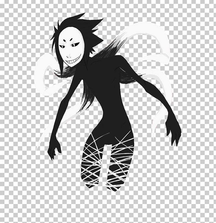 Black Hair Demon Homo Sapiens Cartoon PNG, Clipart, Art, Black, Black And White, Black Hair, Black M Free PNG Download