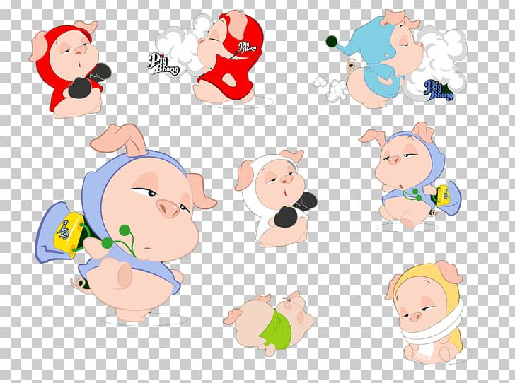 Domestic Pig Cartoon Illustration PNG, Clipart, Animals, Animation, Beautiful Pig, Communication, Cuteness Free PNG Download