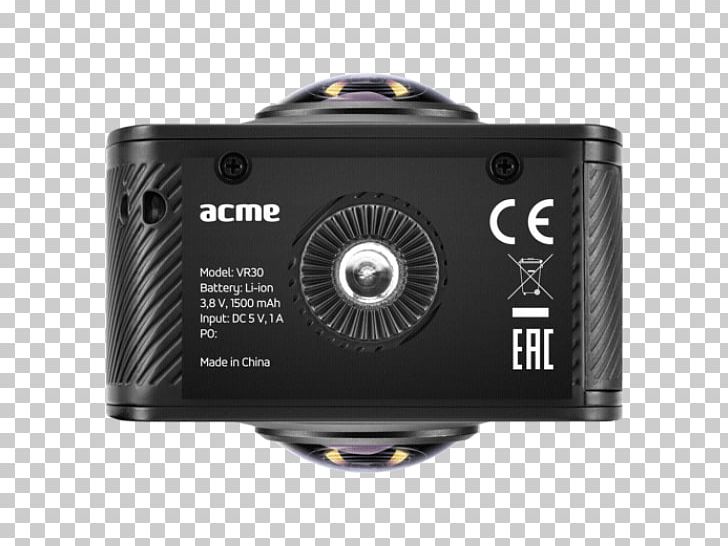 Omnidirectional Camera ACME VR30 360° Action Cam Hardware/Electronic Electric Battery Photography PNG, Clipart, 360 Camera, 1080p, Acme, Camera, Computer Monitors Free PNG Download