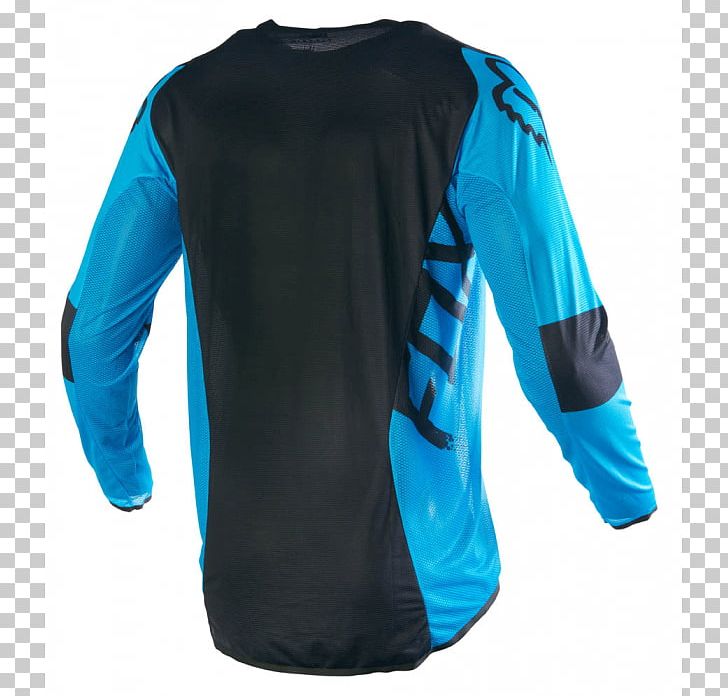 Jersey T-shirt Hoodie Blue Sleeve PNG, Clipart, Active Shirt, Aqua, Blue, Clothing, Cobalt Blue Free PNG Download