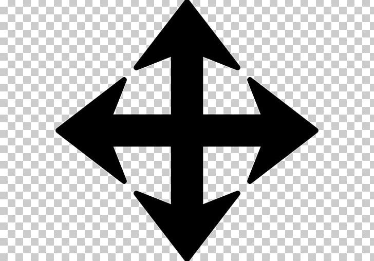 Computer Icons Arrow PNG, Clipart, Angle, Arrow, Black And White, Computer Icons, Cross Free PNG Download