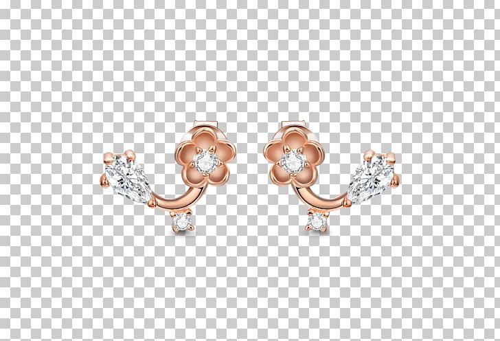 Earring Body Jewellery Gemstone Peach Gold PNG, Clipart, Aestheticism Peach Blossom, Body Jewellery, Body Jewelry, Ear, Earring Free PNG Download