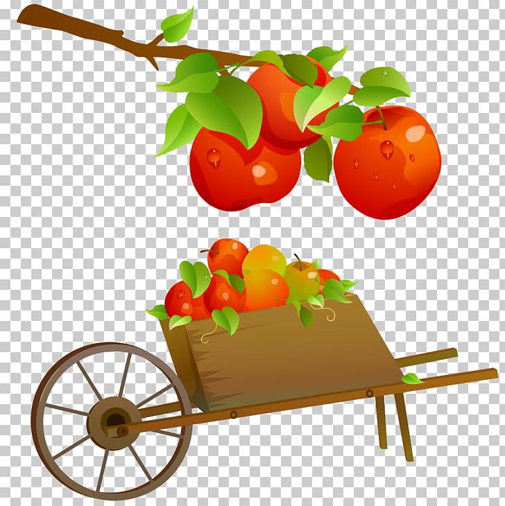 Food Wheelbarrow Apple PNG, Clipart, Apple, Apple Fruit, Cartoon, Cuisine, Depositfiles Free PNG Download
