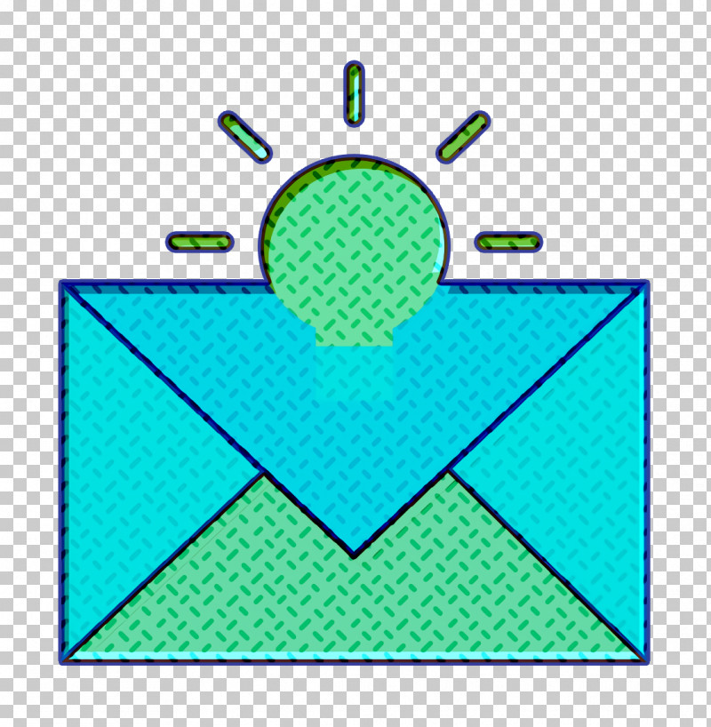 Idea Icon Creative Icon Mail Icon PNG, Clipart, Aqua, Azure, Circle, Creative Icon, Green Free PNG Download