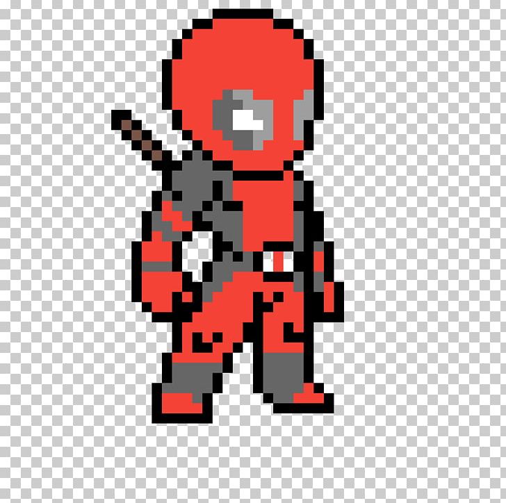 Deadpool Spider-Man Pixel Art Drawing PNG, Clipart, Area, Art, Brand, Deadpool, Drawing Free PNG Download