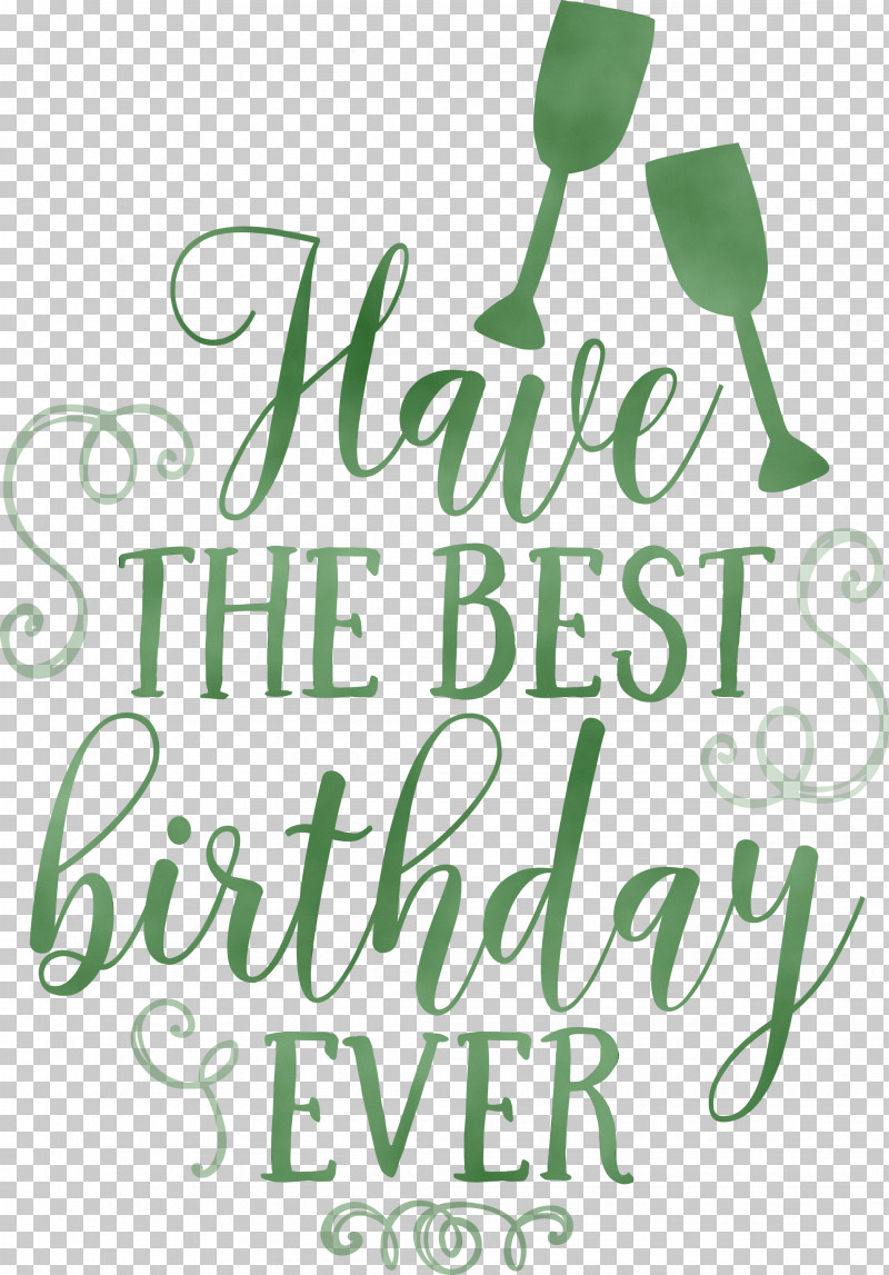 Calligraphy Font Green Meter Flower PNG, Clipart, Birthday, Calligraphy, Flower, Green, M Free PNG Download
