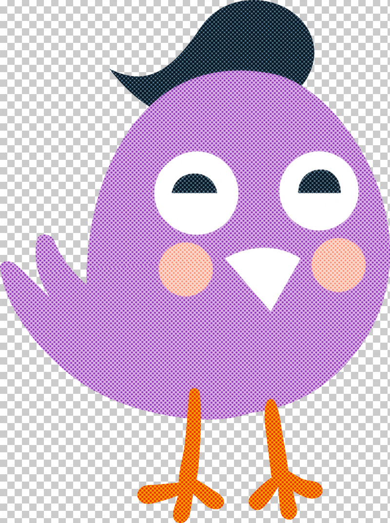 Beak Cartoon Purple PNG, Clipart, Beak, Cartoon, Cartoon Bird, Cute Bird, Purple Free PNG Download